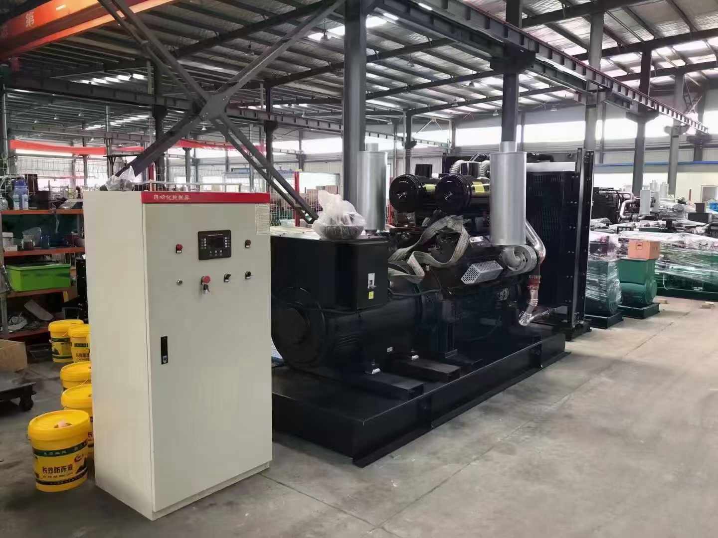 邢台柴油发电机组负载测试时，若出现异常运行状态应如何处理？